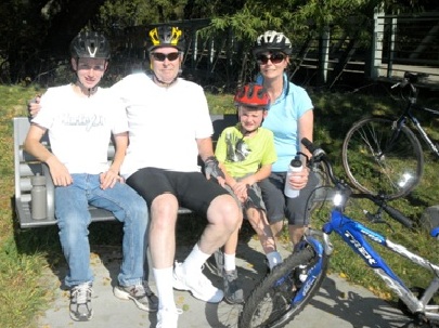 Biking with grandsons